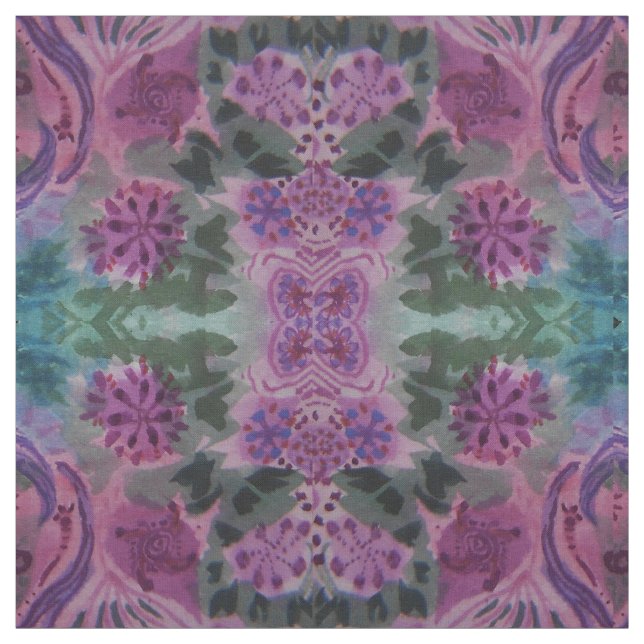 Tecido Teste padrão verde e roxo (Modelo)