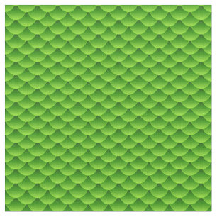 Tecido Teste padrão verde pequeno da escala de peixes