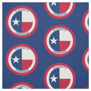 Tecido Texas estrela solitária a bandeira personalizada