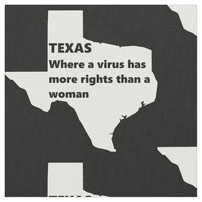 Tecido texas feministas covid white (Detalhe)