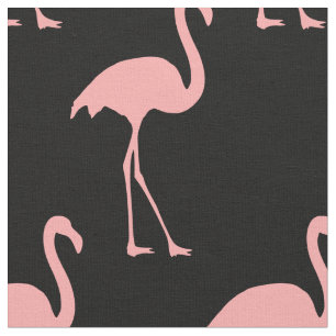 tecido têxtil de padrão flamingo cor-de-rosa