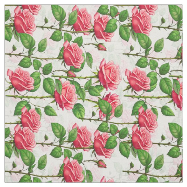 Tecido Têxtil de Pasta Floral de rosa (Modelo)