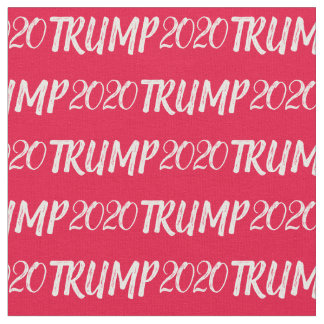 Tecido Texto do esboço Padrão Donald Trump 2020