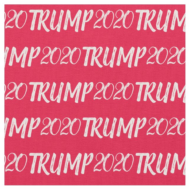 Tecido Texto do esboço Padrão Donald Trump 2020 (Detalhe)