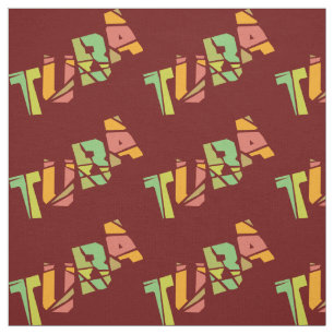 Tecido Texto rachado da Tuba