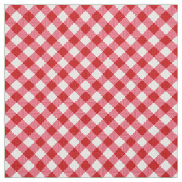 Tecido textura branca vermelha clássica de xadrez tartana