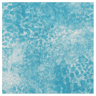 Tecido Textura de coral azul e branco