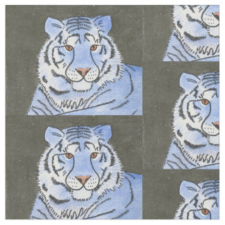 Tecido Tigre Azul