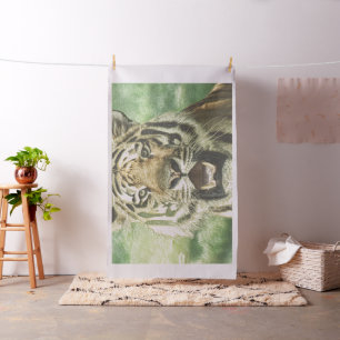 Tecido tigre metálico