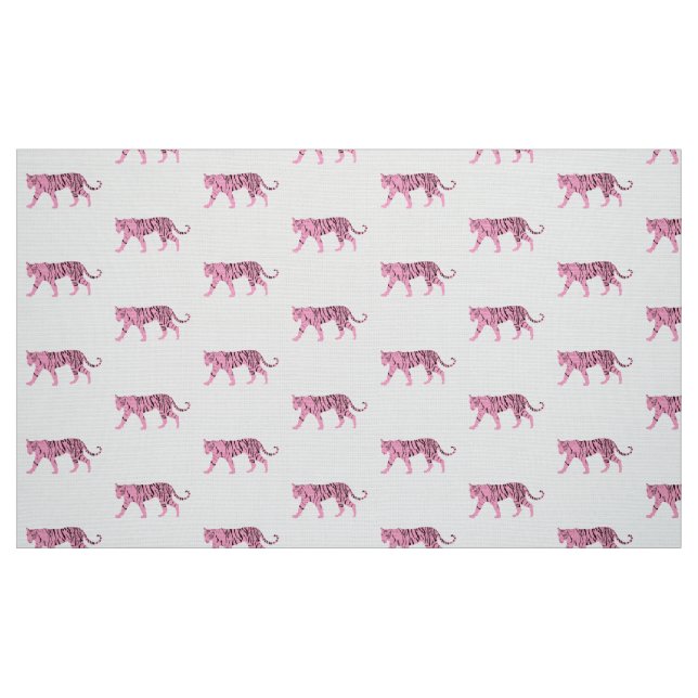 Tecido Tigres cor-de-rosa (Fat Quarter)
