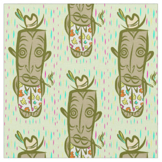 Tecido Tiki de fumo