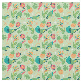Tecido Tiki Parrot