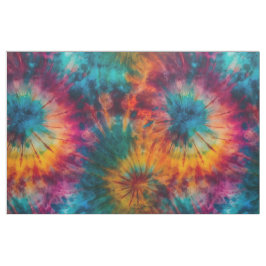 Tecido Tinta Tie-Dye Fogueira Vibrante