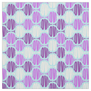 Tecido Tipografia do Amor Funky Roxo