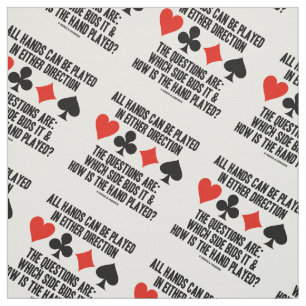 Tecido Todas As Mãos (Ponte) Podem Ser Jogadas Em Qualqu