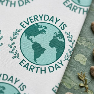 Tecido Todo Dia é Dia da Terra - Amante da Terra Verde Vi