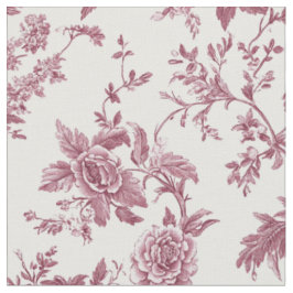 Tecido Toile Botânico Rosa Delicado