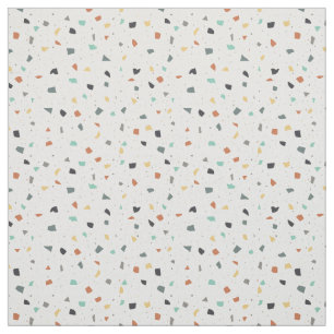 Tecido Tones terrestres do Azulejo Terrazzo Confetti Mode