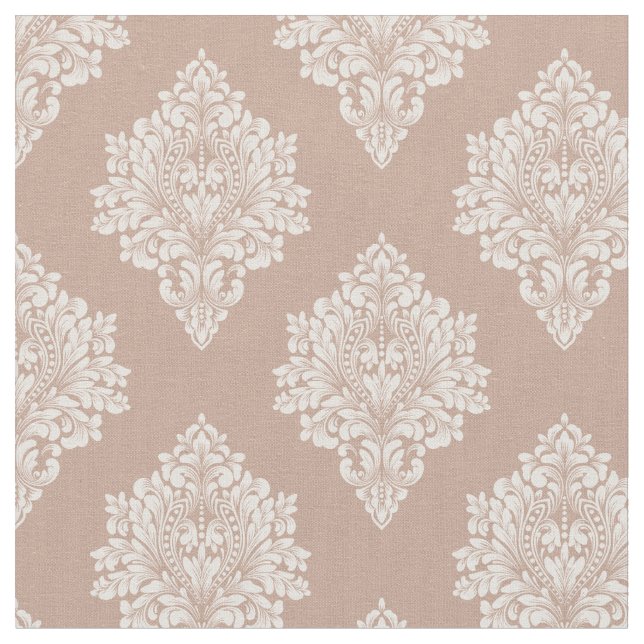 Tecido Tons de Deserto Damask (Detalhe)