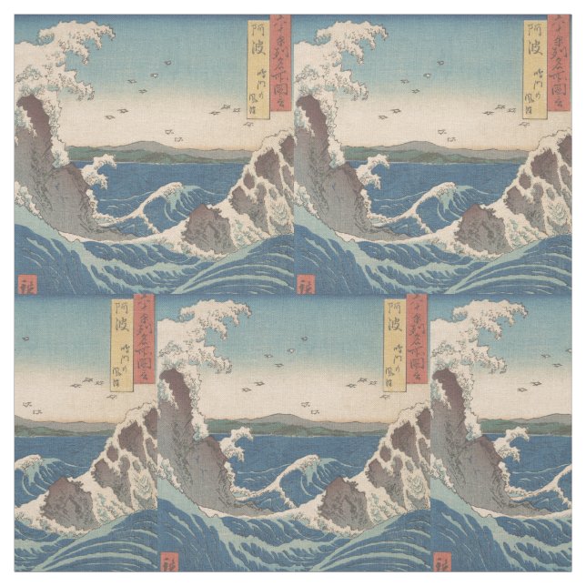 Tecido Trabalho de arte de Waves Naruto Whirlpool Japonês (Modelo)