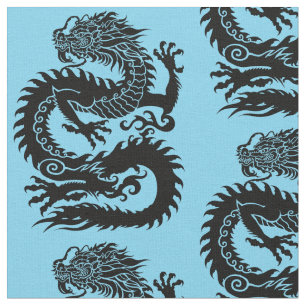 Tecido tradicional de dragão chinês