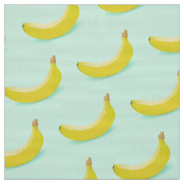 TECIDO TRENDY BANANAS DESIGN PADRÃO NO FUNDO VERDE