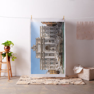 Tecido Trevi Fountain no início da manhã - Roma, Itáli