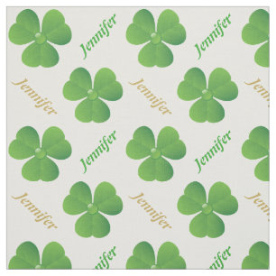 Tecido Trevo irlandês & dia de St Patrick conhecido