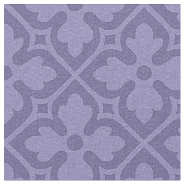 Tecido Trevos de Revival Gótico, Violeta Suave (Detalhe)