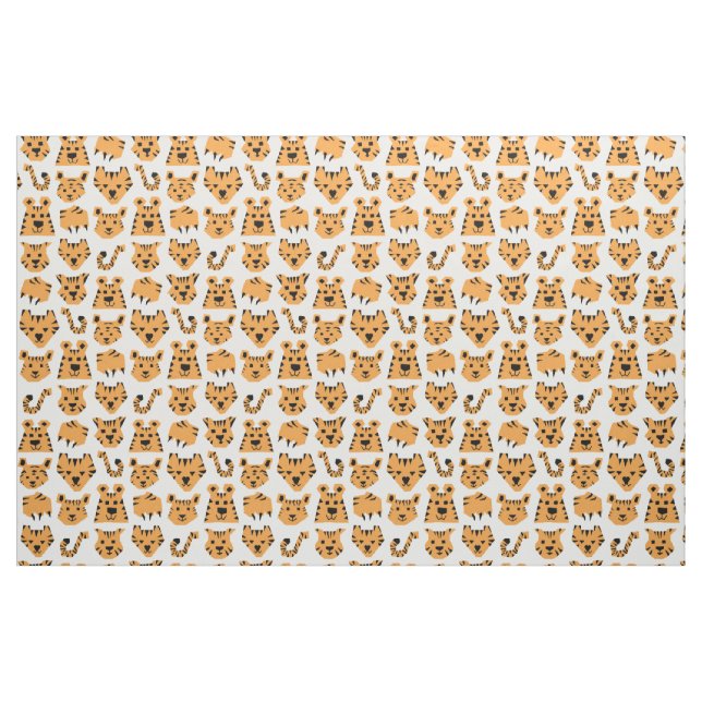 Tecido Triangle Tangerine Tiger  (Fat Quarter)
