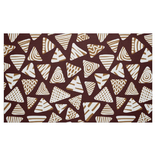 Tecido Triângulos 240121 - Formas de Chocolate (Fat Quarter)