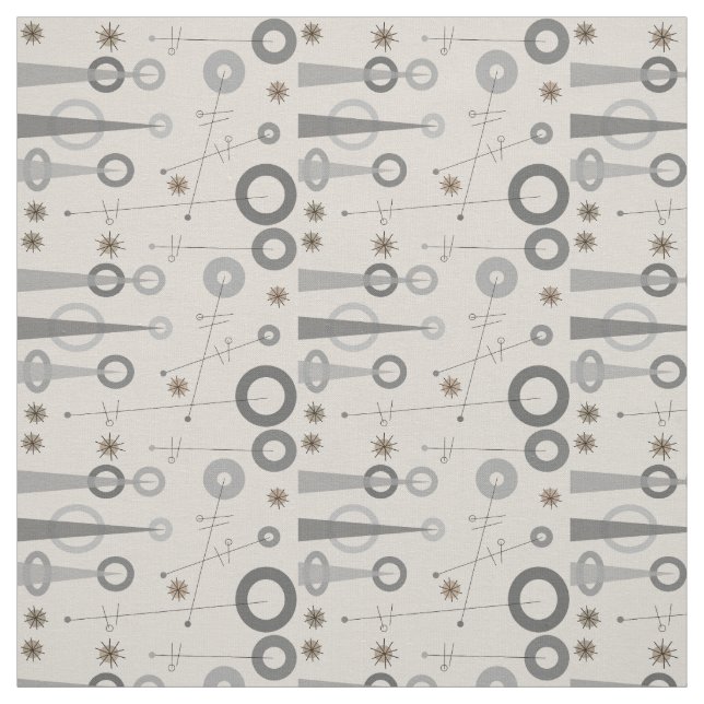 Tecido Triângulos Modernos do Médio Século (Modelo)