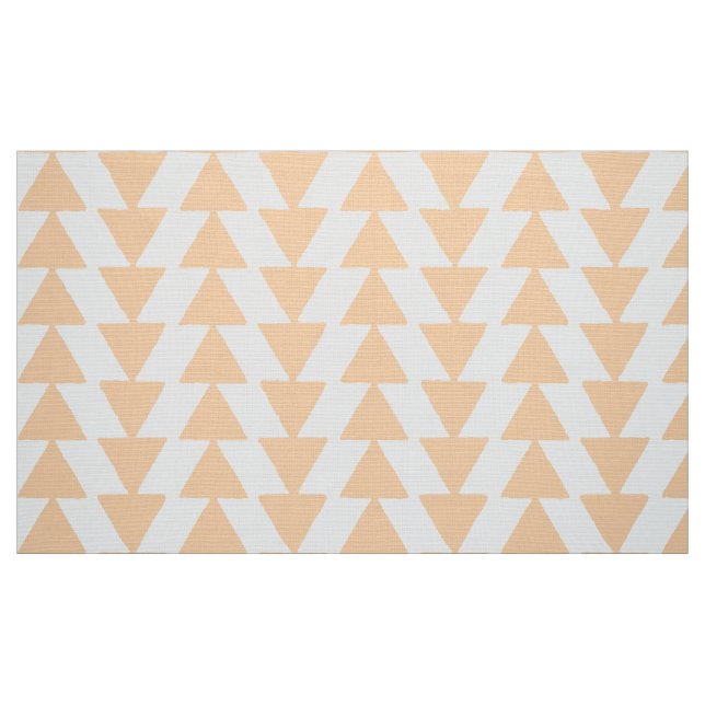 Tecido Triângulos perspicazes - Areia em branco (Fat Quarter)