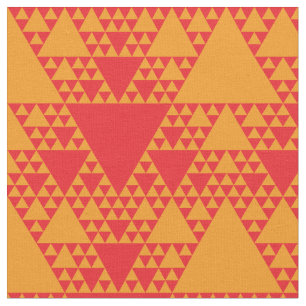 Tecido Triângulos Sierpinski - Quente