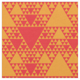Tecido Triângulos Sierpinski - Quente