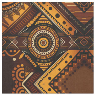 Tecido Tribal Africano - Uma Canvas da Cultura