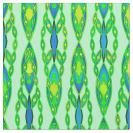 Tecido Tribal Batik - Mint, Emerald Green e Blue
