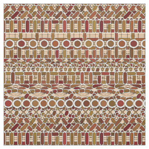 Tecido Tribal Batik - neutrais de tons de terra