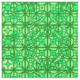 Tecido Tribal Batik - tons de verde esmeralda