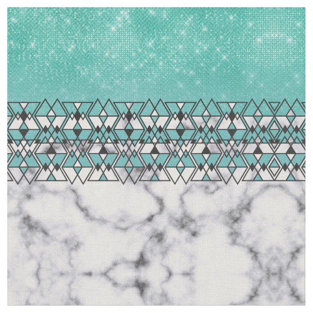 Tecido Tribal Geométrico do Glitter Teto Moderno Marble (Detalhe)