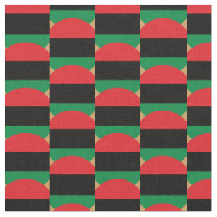 Tecido tribanda UNIA Flag & Pan African / Afro-American