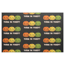 Tecido Trick ou Tratar Jack-O-Lanternas