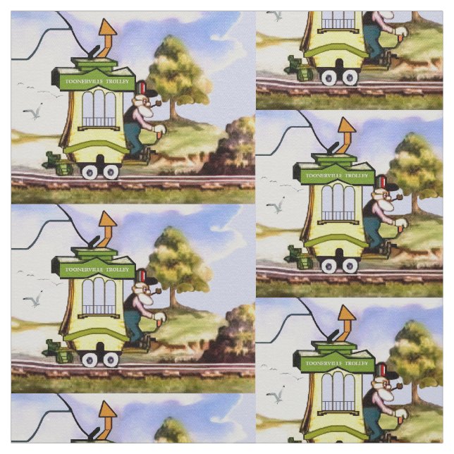 Tecido Trole de Toonerville (Modelo)
