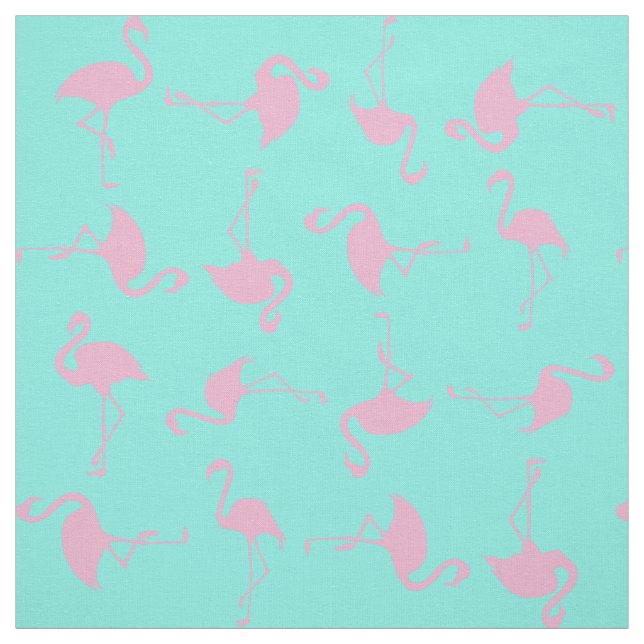 Tecido Tropical de Impressão Flamingo Cor Rosa (Modelo)