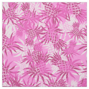 Tecido Tropical de Pineapple Camo Hawaiian