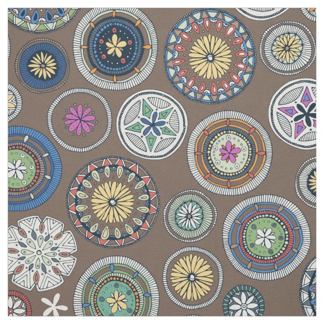 Tecido trufa pango mandala (Modelo)