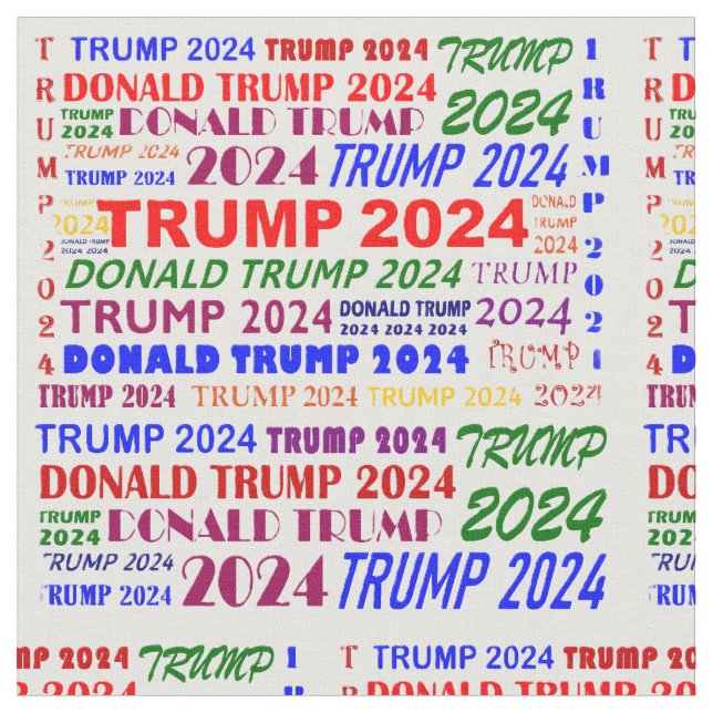 Tecido Trump 2024 Colorido (Detalhe)