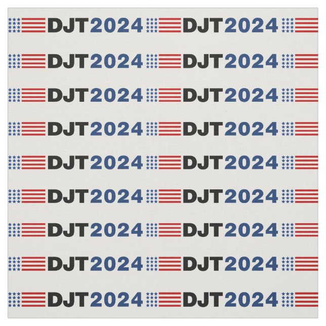 Tecido Trump 2024 DJT (Modelo)