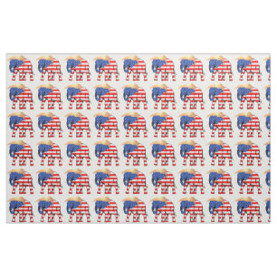 Tecido Trump Bad Hair Elephat Presidente ZSSG