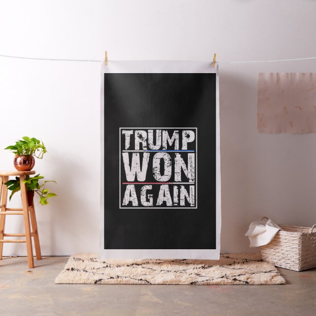 Tecido Trump Won Novamente (In Situ)